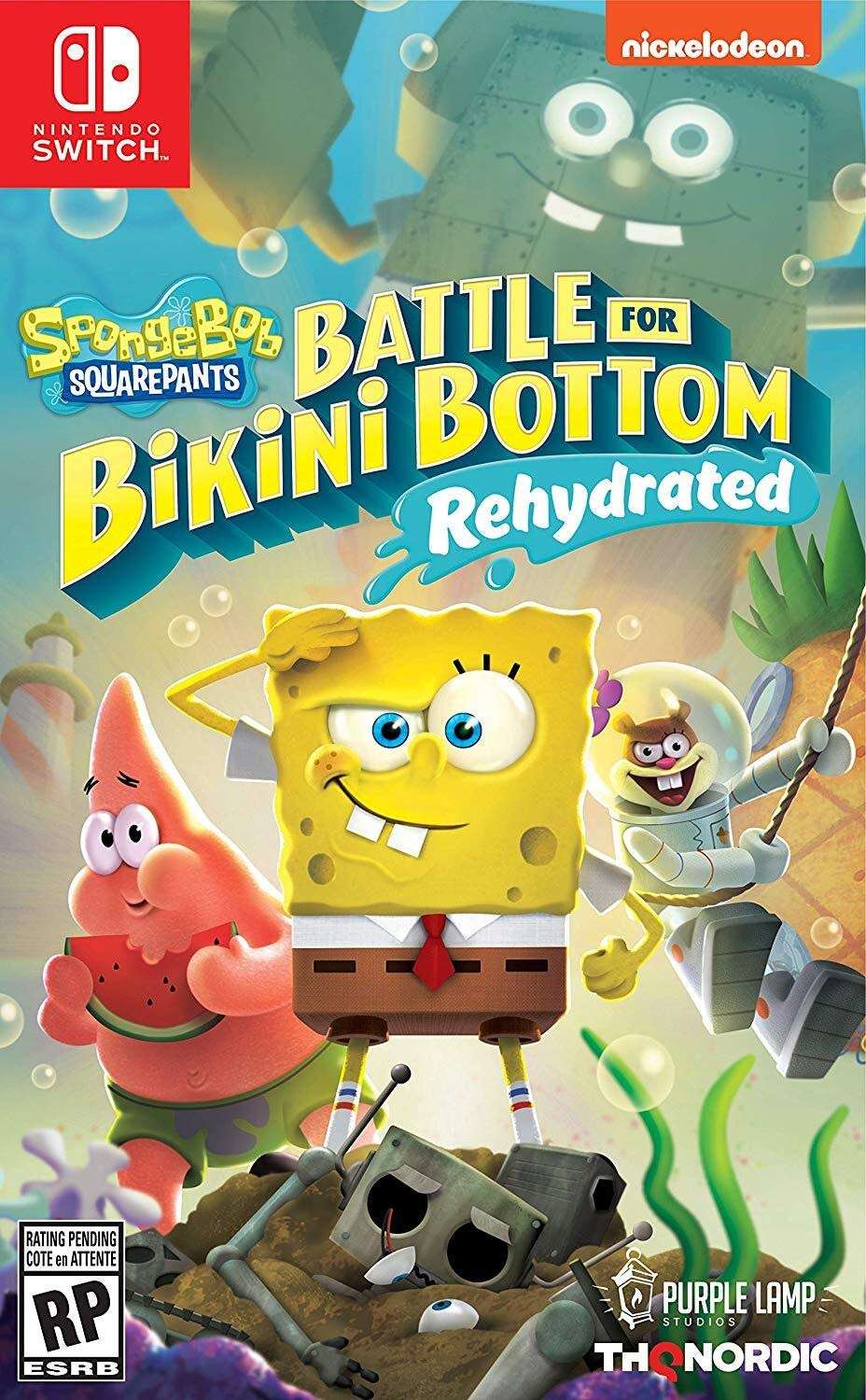 SpongeBob Battle for Bikini Bottom Rehydrated Jogo Completo (Detonado 100%) [Vídeo HD]