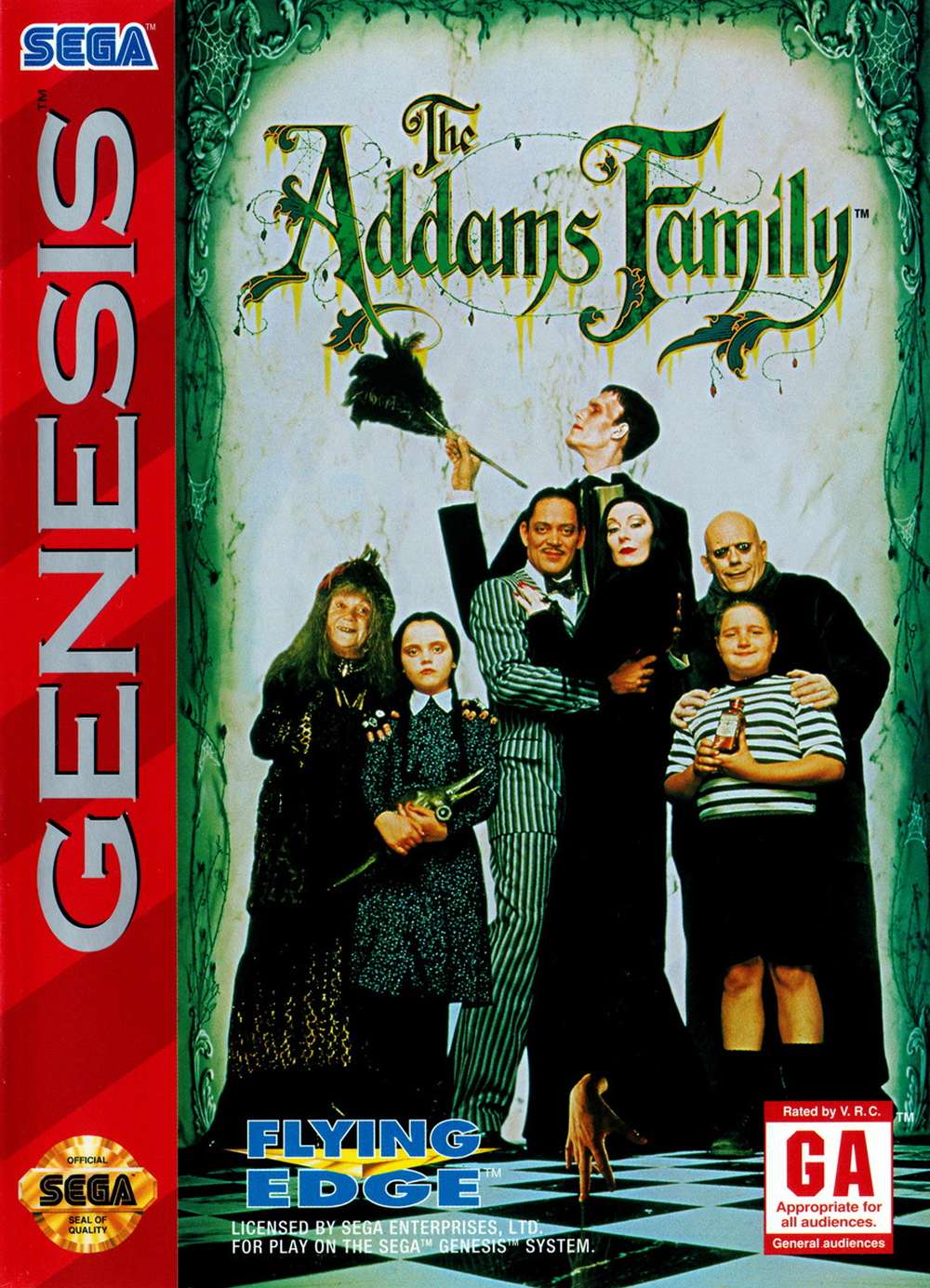 Addams Family, The (USA, Europe)  Códigos e Cheats – Mega Drive [Sega Genesis]
