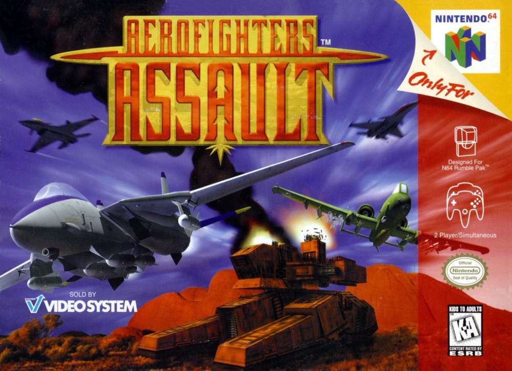 Aerofighters Assault (U)  Códigos e Cheats – Nintendo 64 [N64]