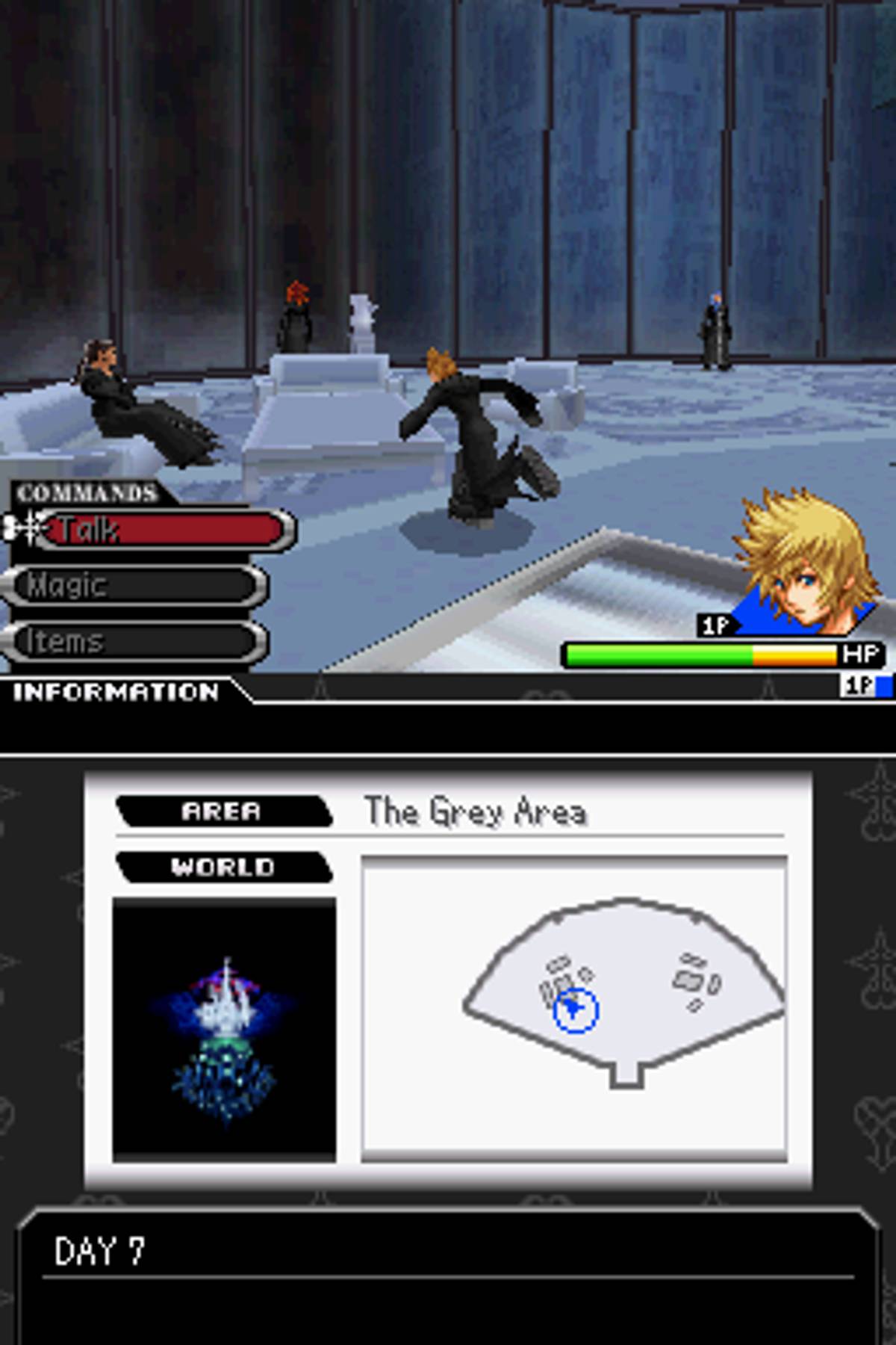 Kingdom Hearts: 358/2 Days ROM - NDS screenshot 6
