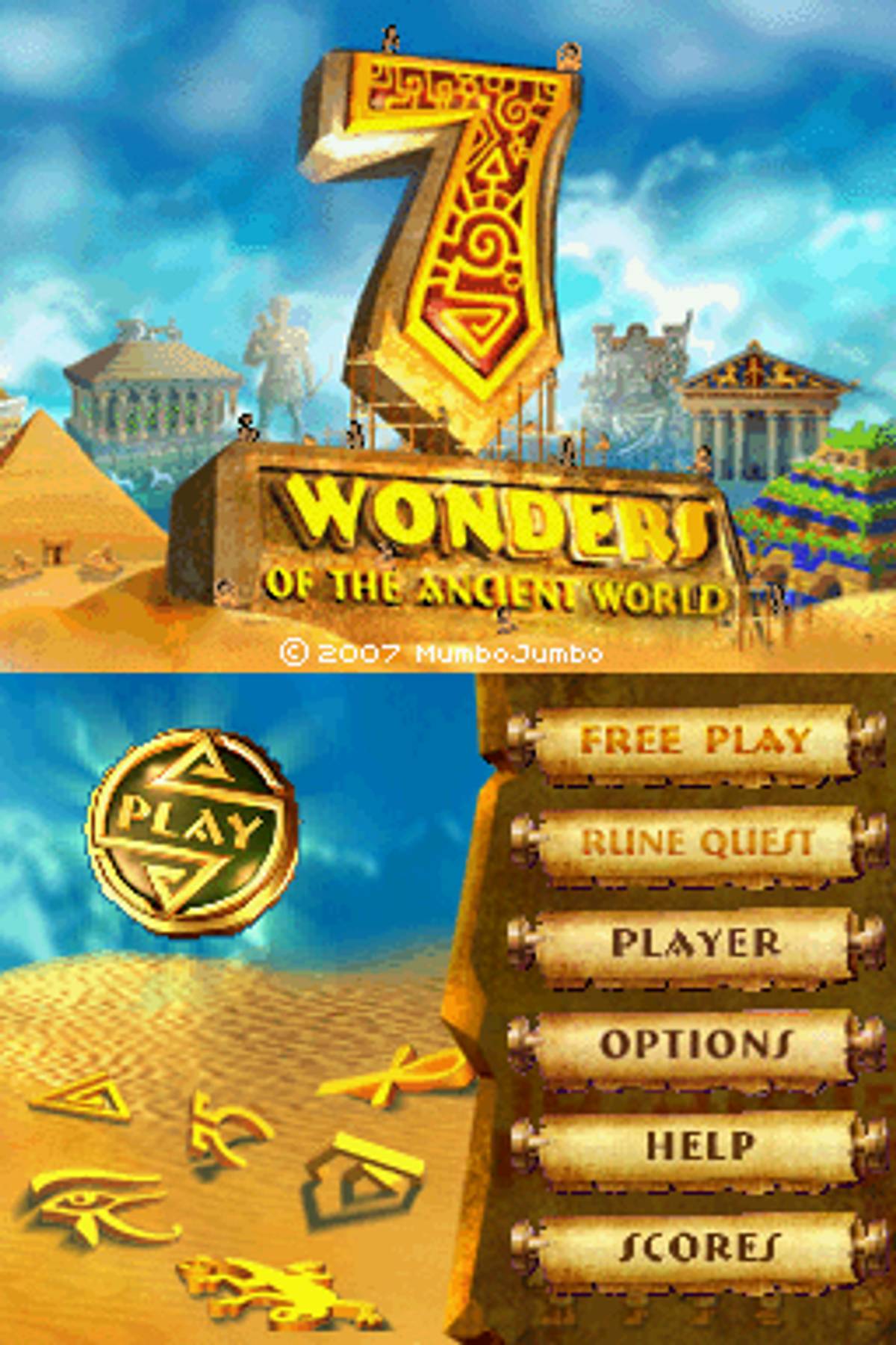 7 Wonders of the Ancient World ROM - NDS screenshot 1