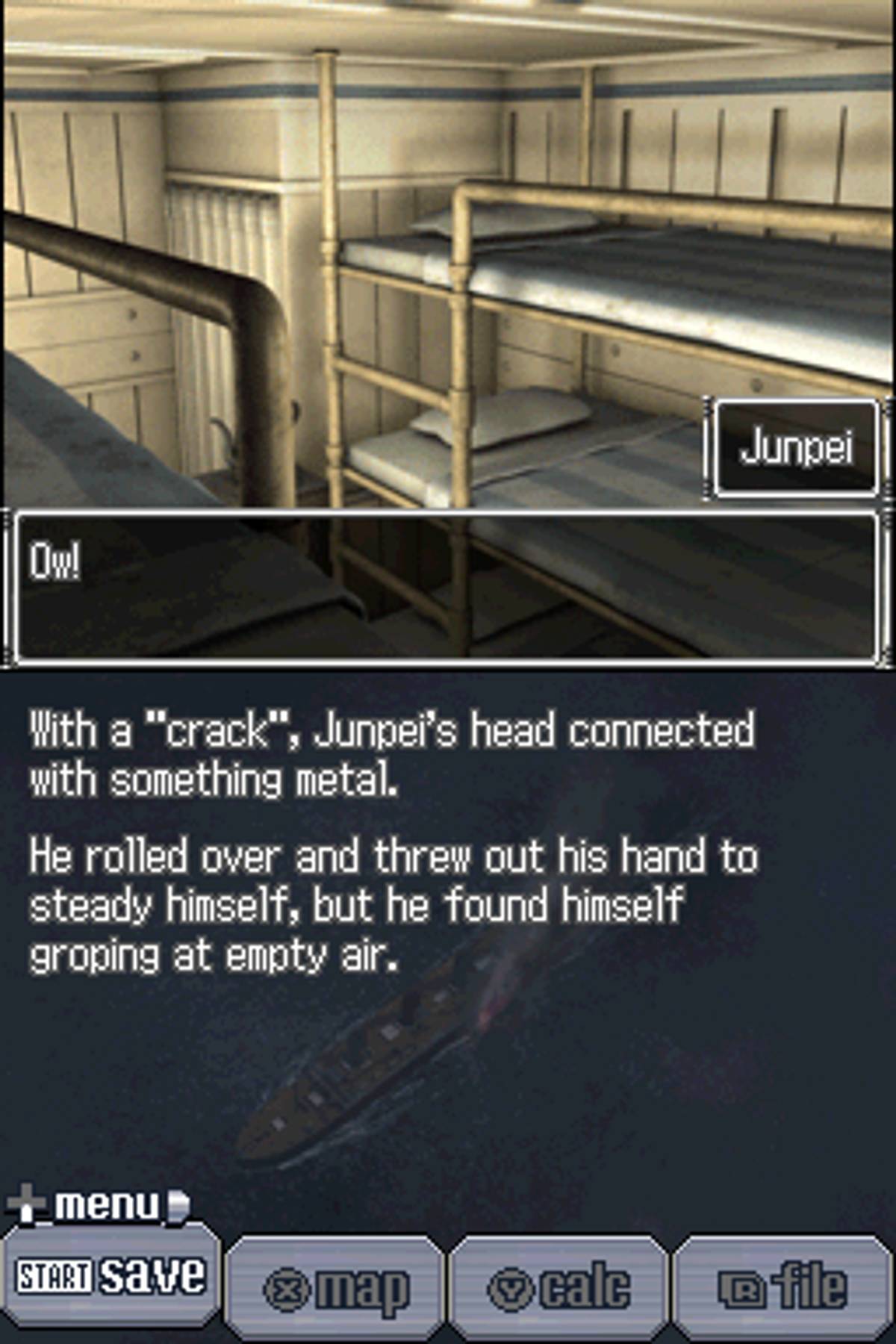 999: Nine Hours · Nine Persons · Nine Doors ROM - NDS screenshot 4