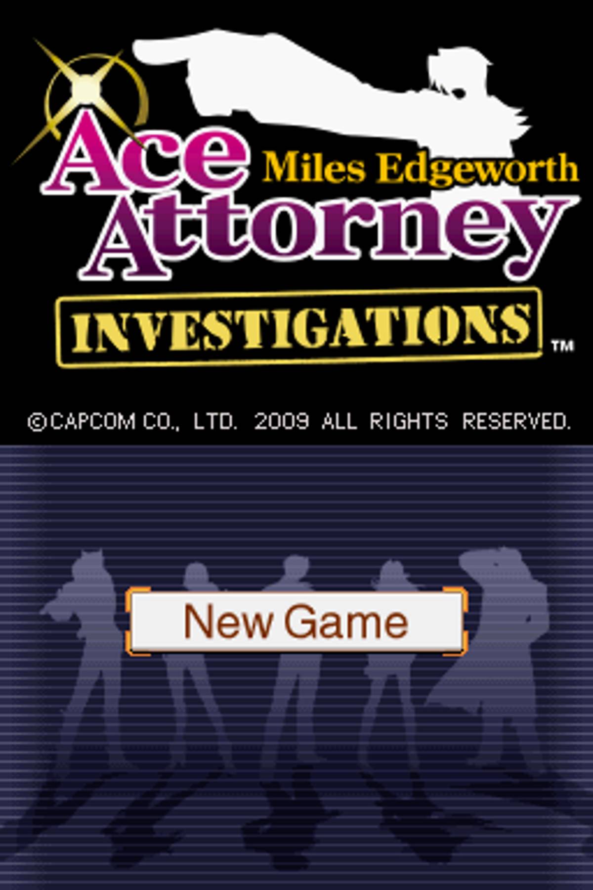 Ace Attorney Investigations: Miles Edgeworth ROM - NDS screenshot 1
