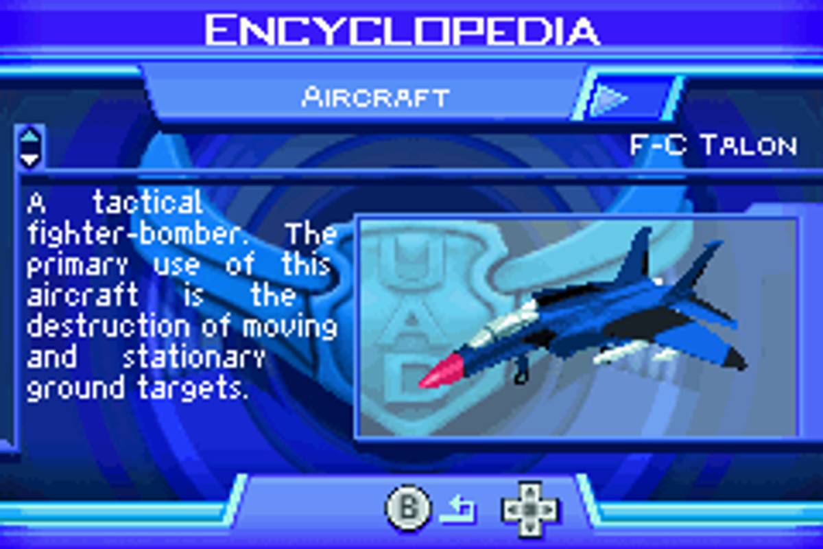 Ace Combat Advance ROM - GBA screenshot 3