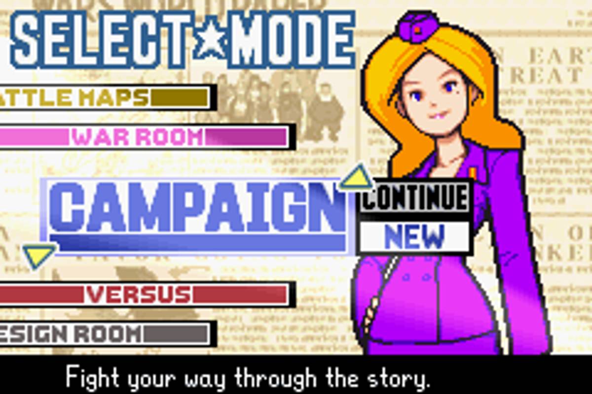 Advance Wars 2: Black Hole Rising ROM - GBA screenshot 2