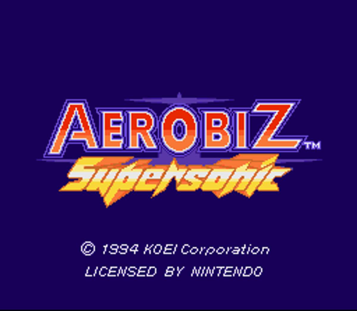 Aerobiz Supersonic ROM - SNES screenshot 1