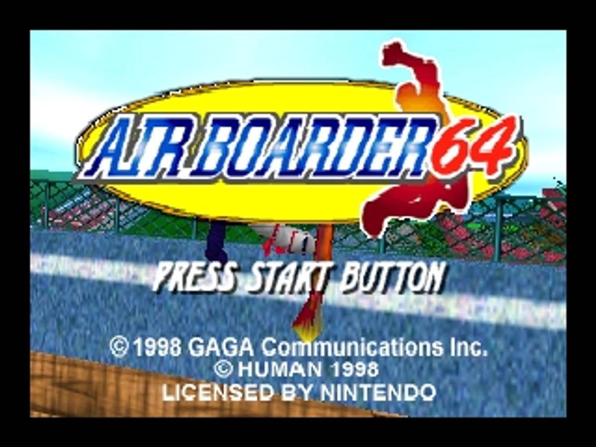 Air Boarder 64 ROM - N64 screenshot 1