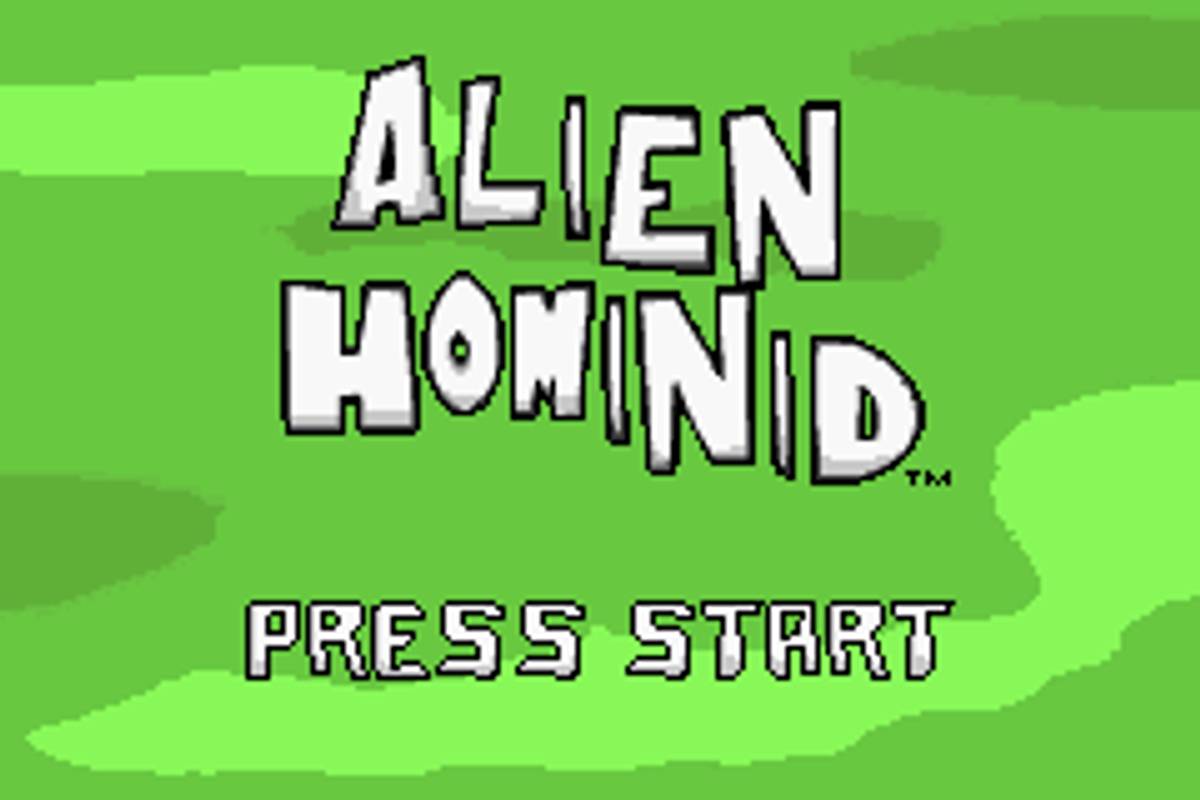 Alien Hominid ROM - GBA screenshot 1