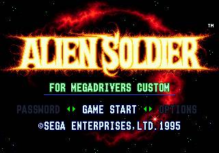 Alien Soldier ROM - Genesis screenshot 2