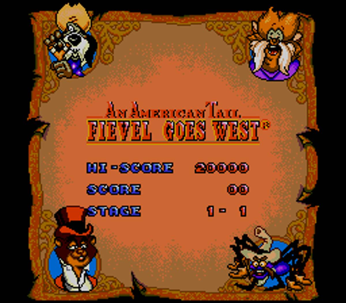 An American Tail: Fievel Goes West ROM - SNES screenshot 2