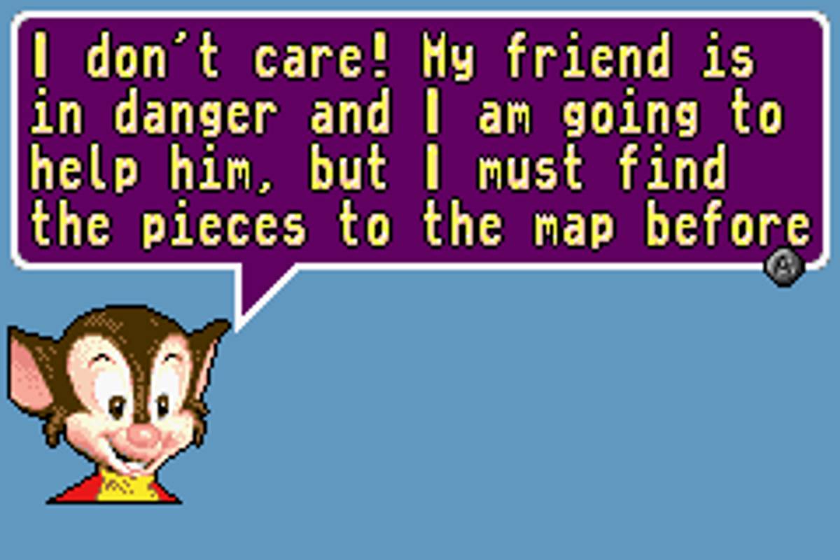 An American Tail: Fievel's Gold Rush ROM - GBA screenshot 3