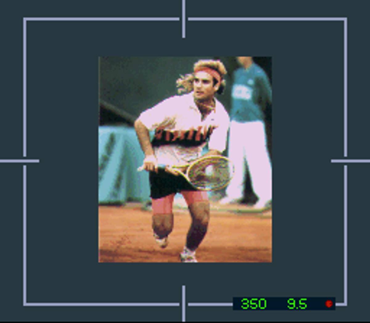 Andre Agassi Tennis ROM - SNES screenshot 1