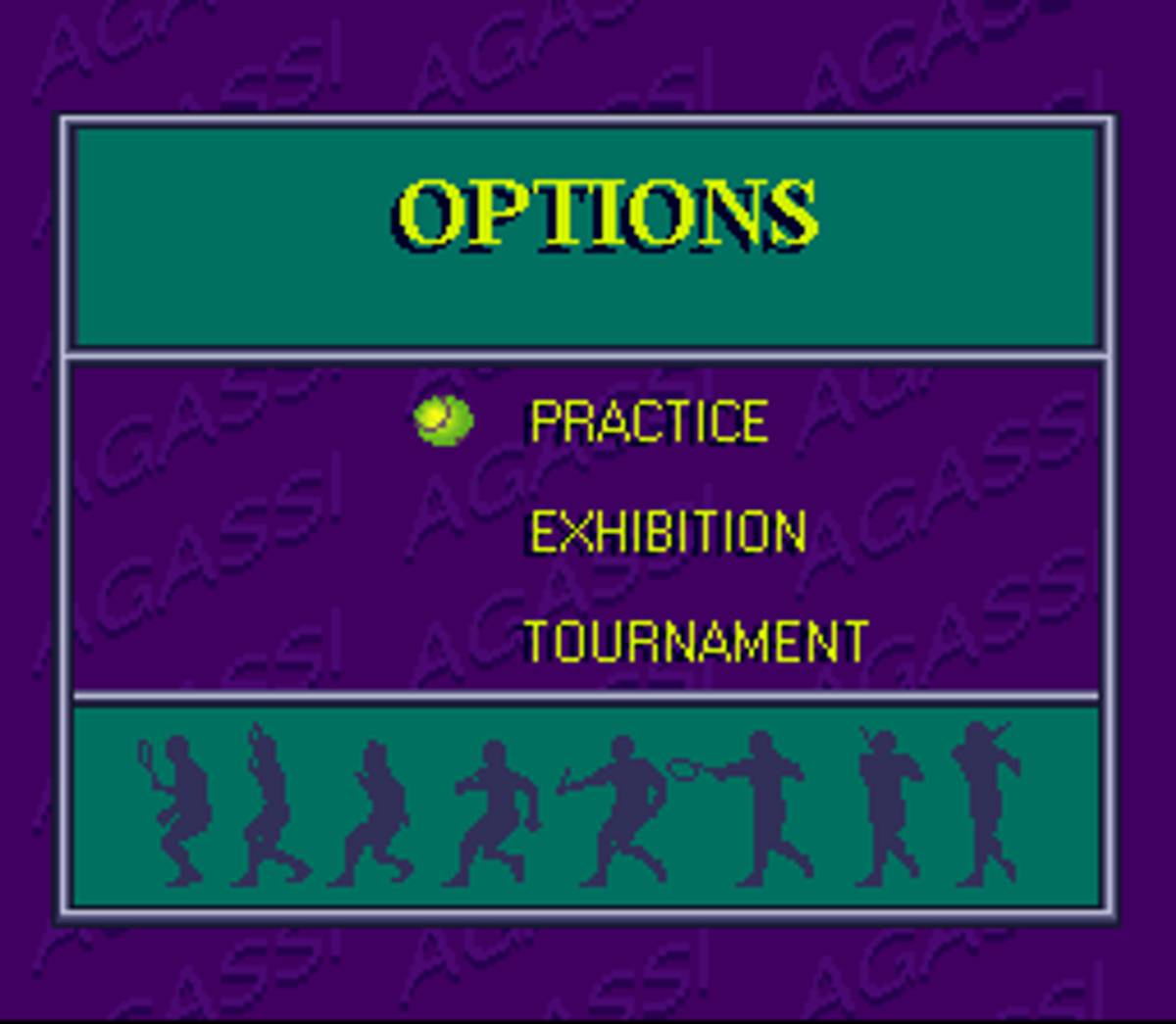Andre Agassi Tennis ROM - SNES screenshot 3