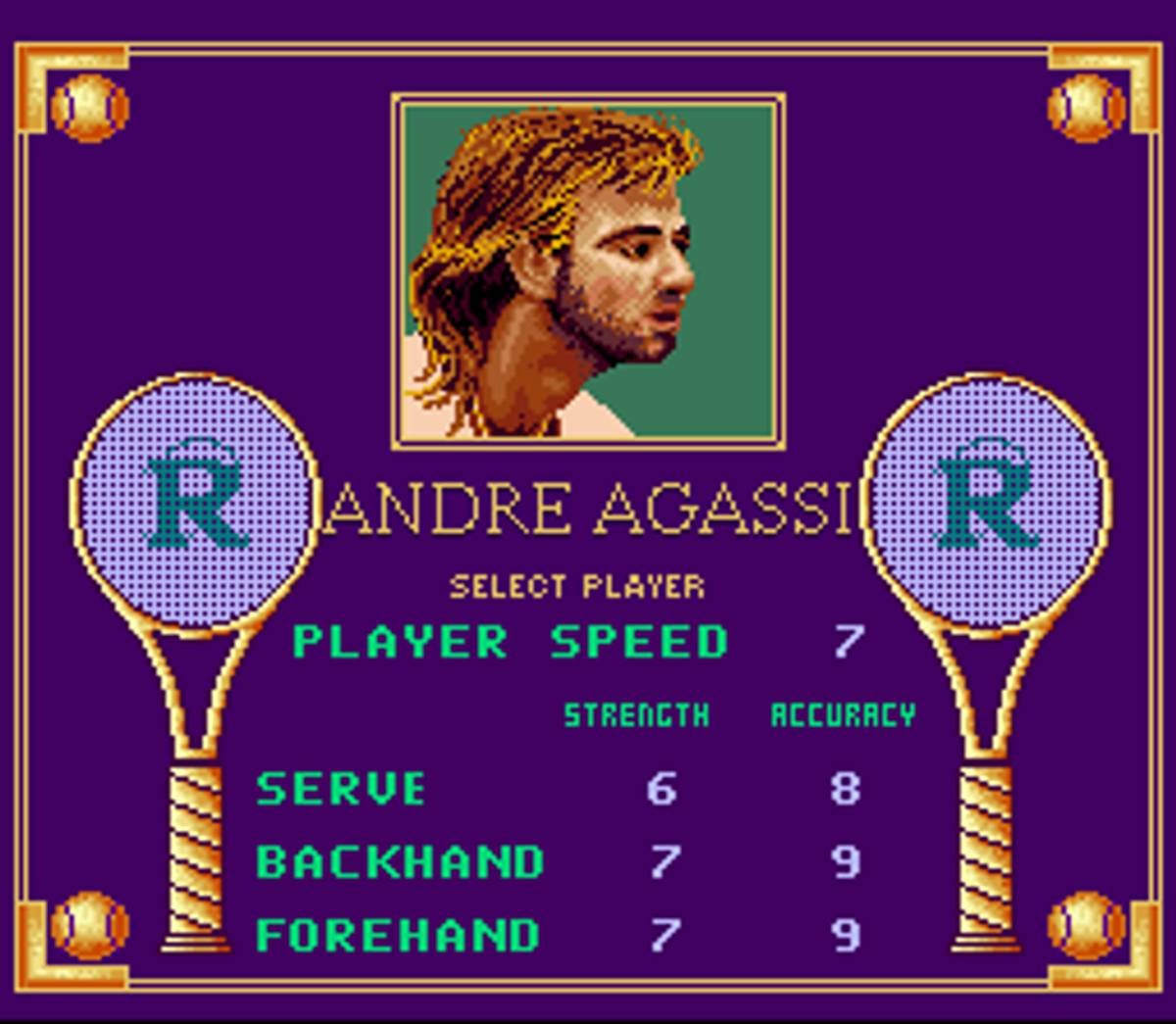 Andre Agassi Tennis ROM - SNES screenshot 5