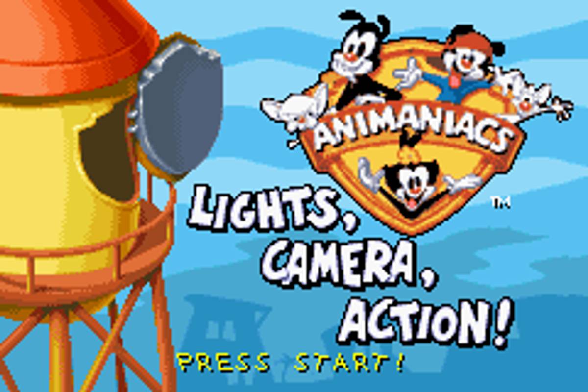 Animaniacs: Lights, Camera, Action! ROM - GBA screenshot 1