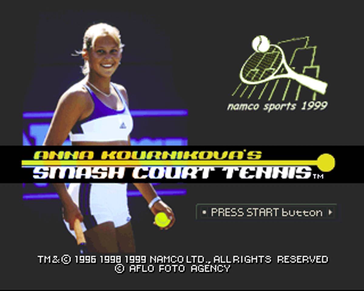 Anna Kournikova's Smash Court Tennis ISO - PS1 screenshot 1