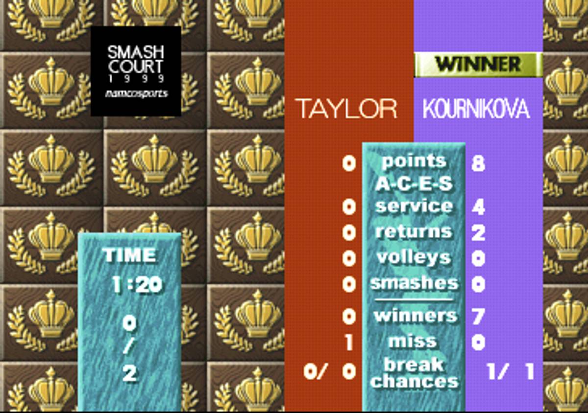 Anna Kournikova's Smash Court Tennis ISO - PS1 screenshot 10