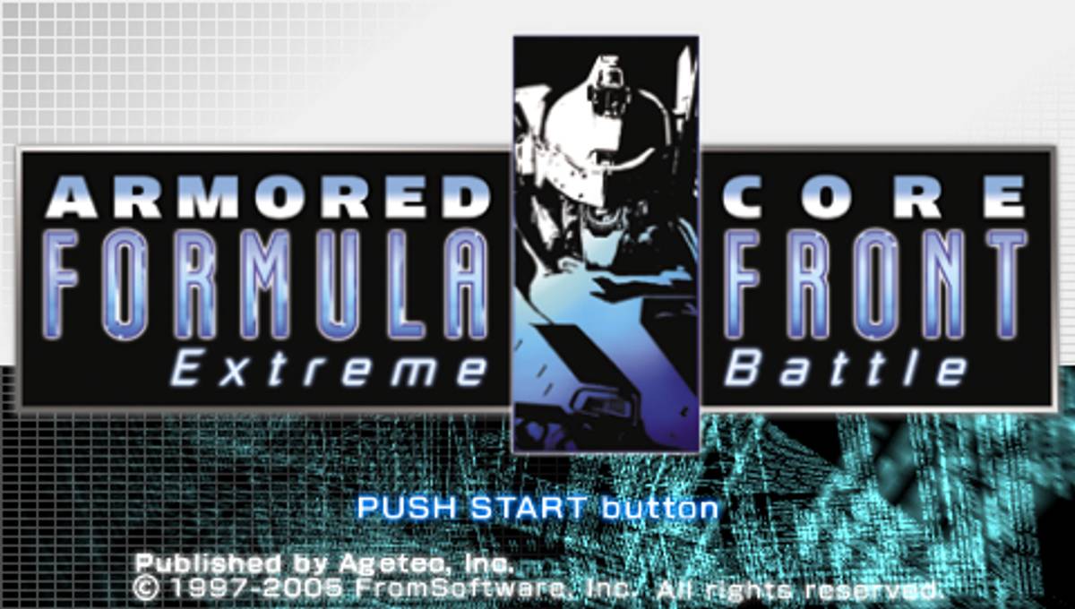 Armored Core: Formula Front - Extreme Battle ISO - PSP screenshot 1