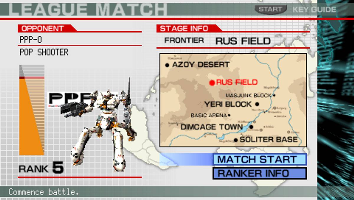 Armored Core: Formula Front - Extreme Battle ISO - PSP screenshot 10