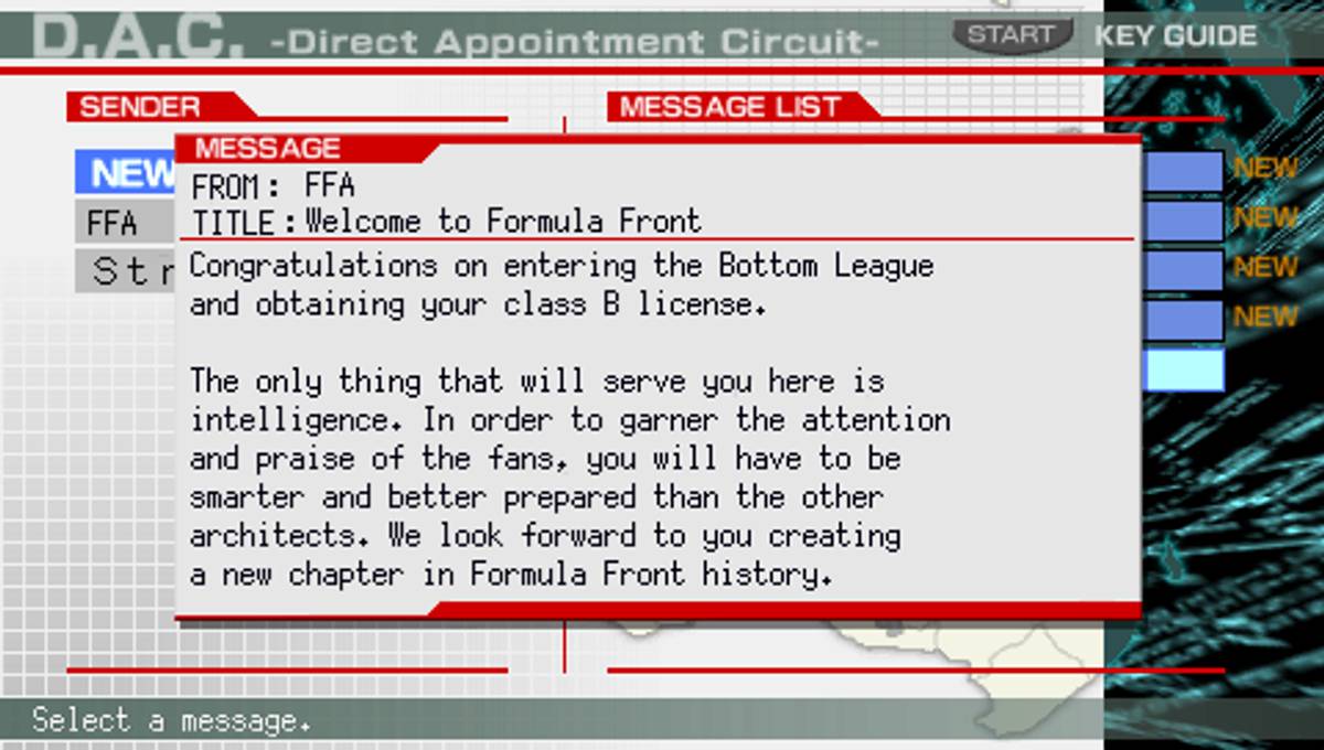 Armored Core: Formula Front - Extreme Battle ISO - PSP screenshot 3