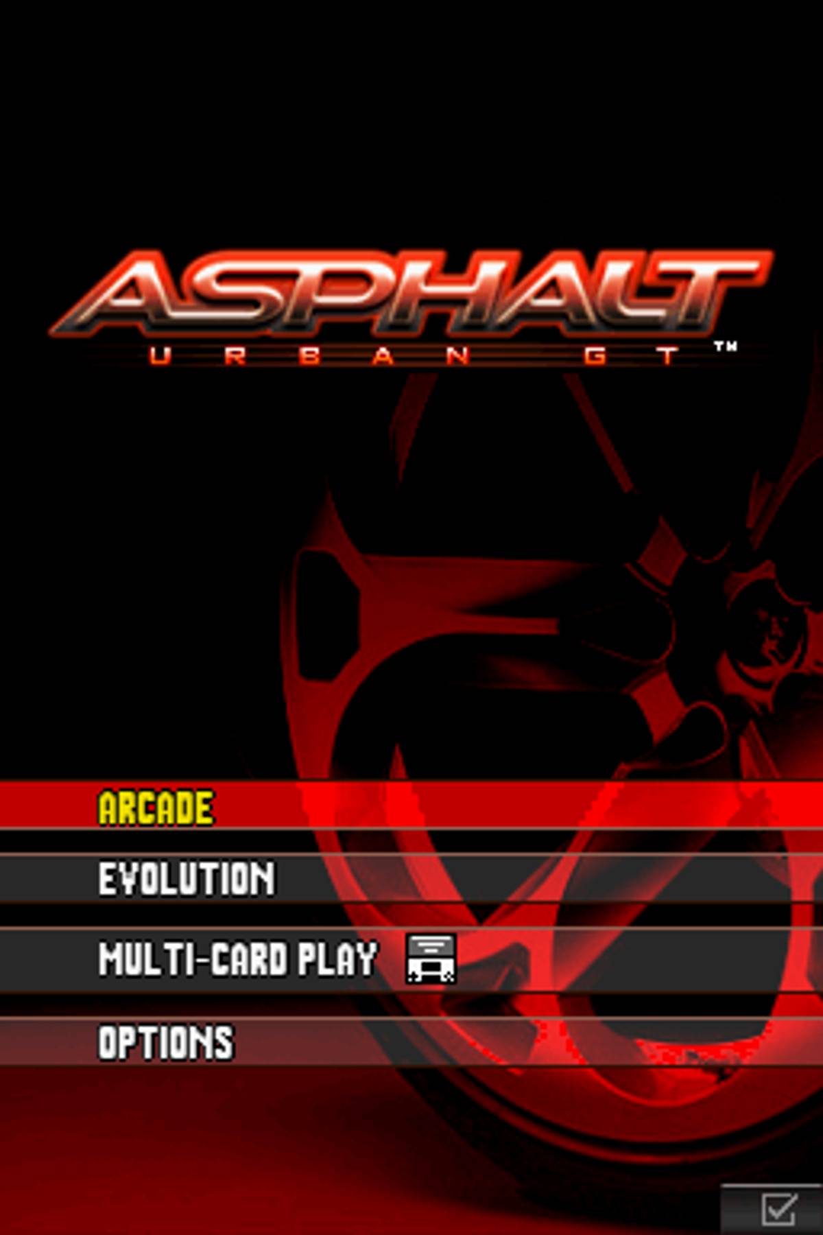 Asphalt: Urban GT ROM - NDS screenshot 1