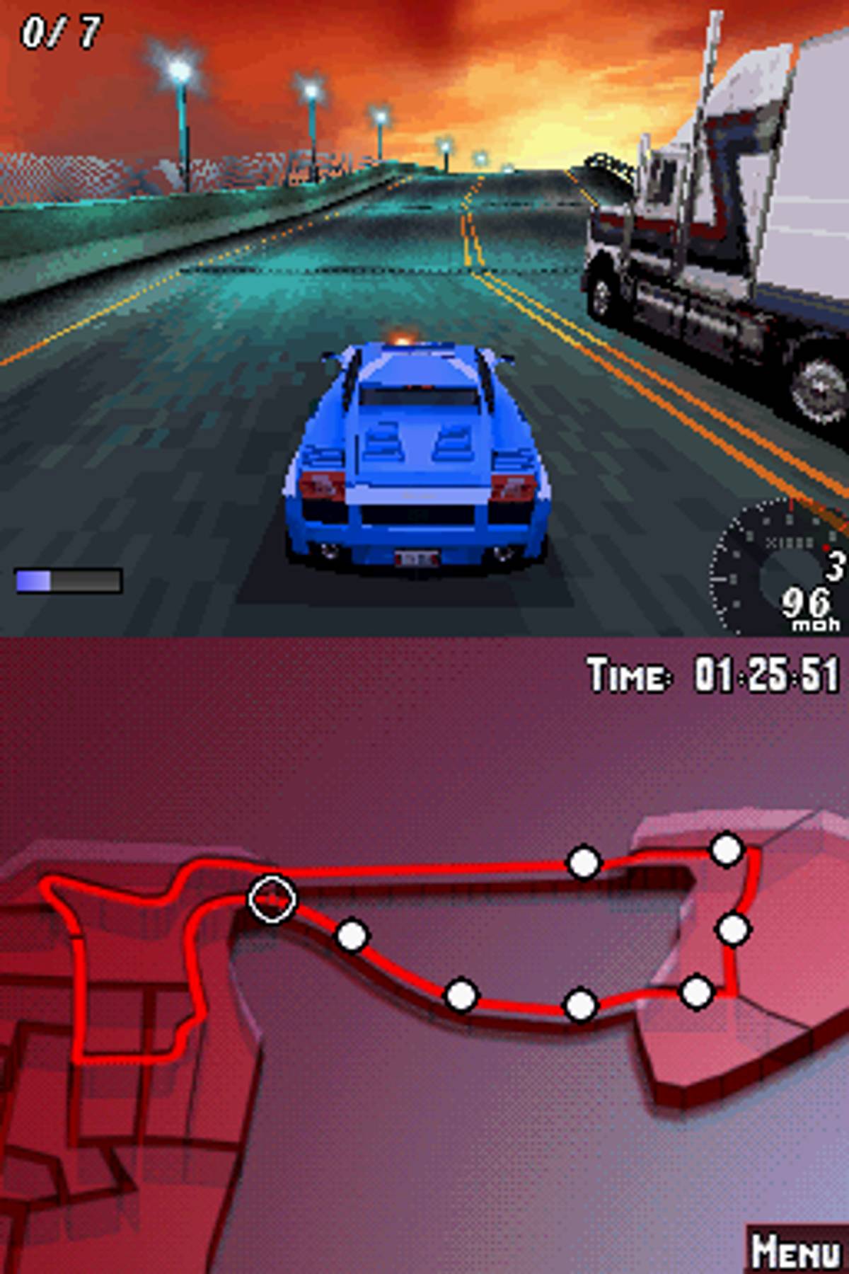 Asphalt: Urban GT ROM - NDS screenshot 4