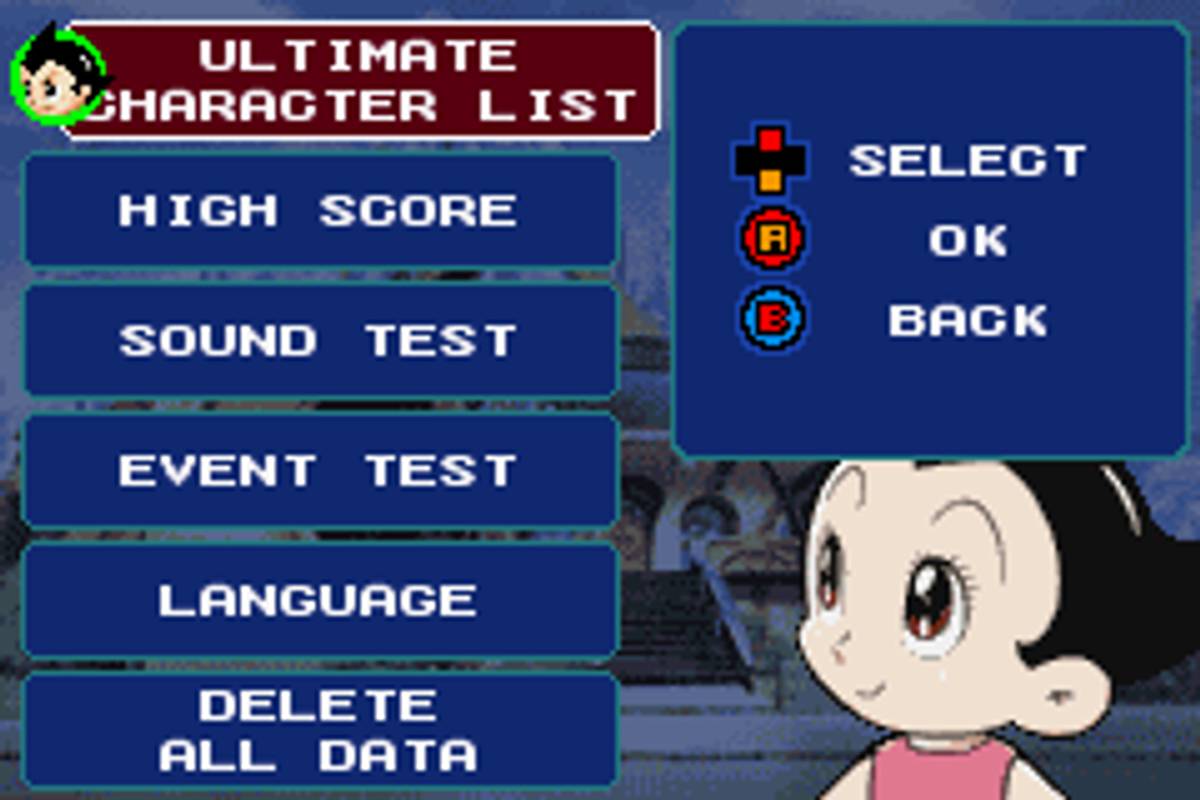 Astro Boy: Omega Factor ROM - GBA screenshot 3