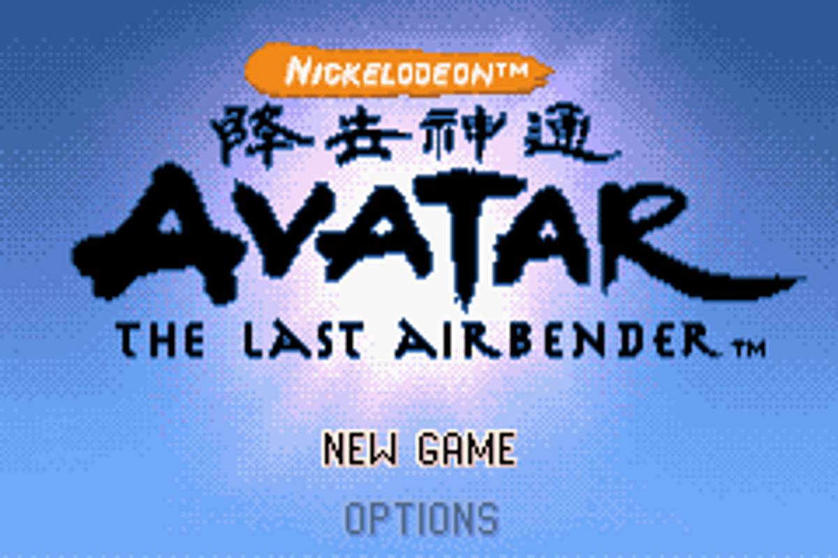 Avatar: The Last Airbender ROM - GBA screenshot 1