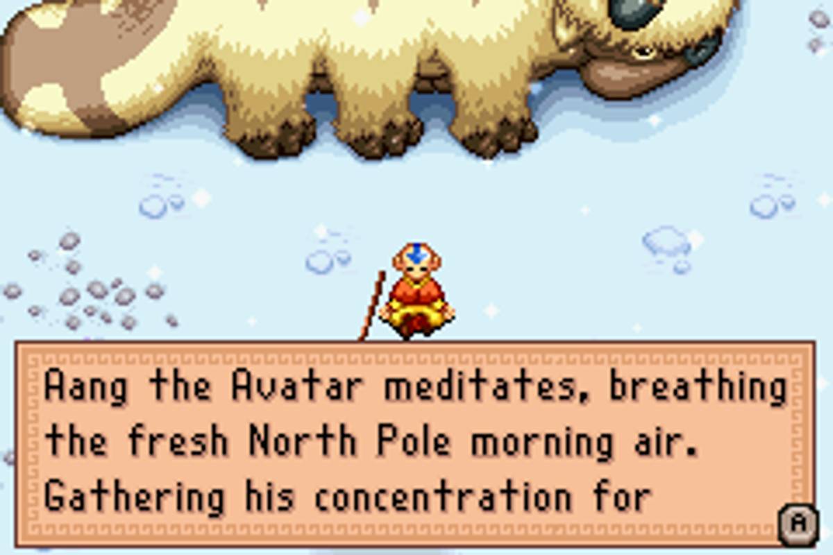 Avatar: The Last Airbender ROM - GBA screenshot 2