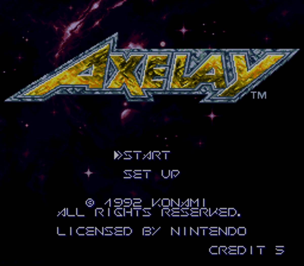 Axelay ROM - SNES screenshot 2
