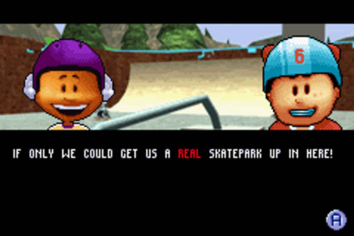 Backyard Skateboarding ROM - GBA screenshot 3