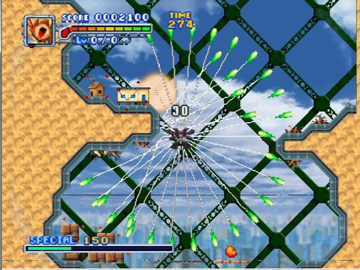 Bangai-O ROM - N64 screenshot 1