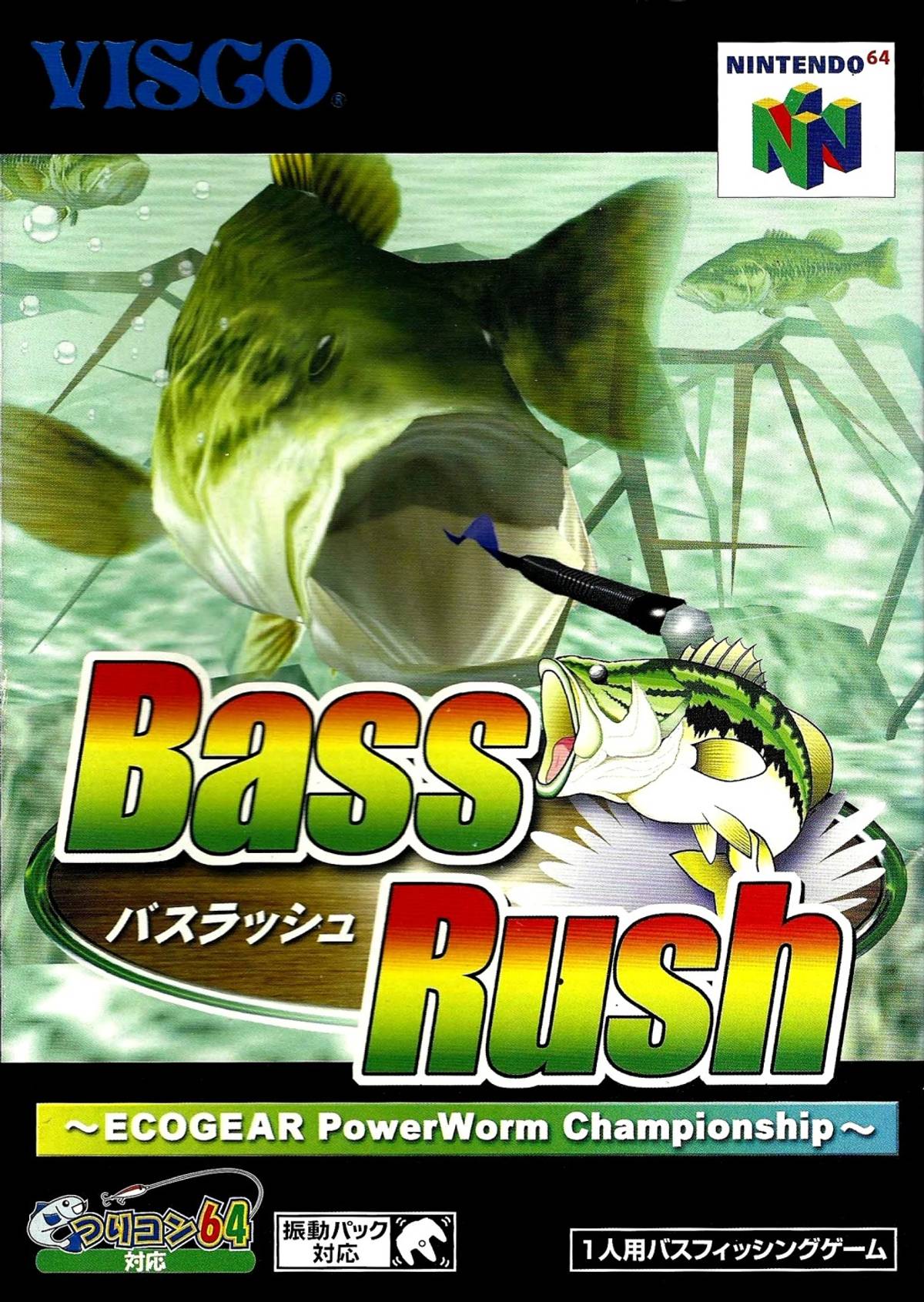 Download Torrent Bass Rush: EcoGear PowerWorm Championship ROM – N64