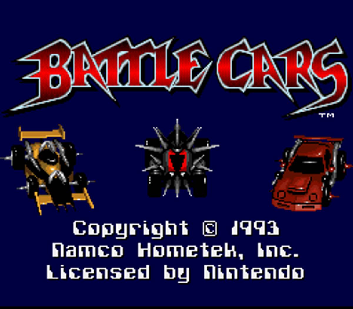 Battle Cars ROM - SNES screenshot 1