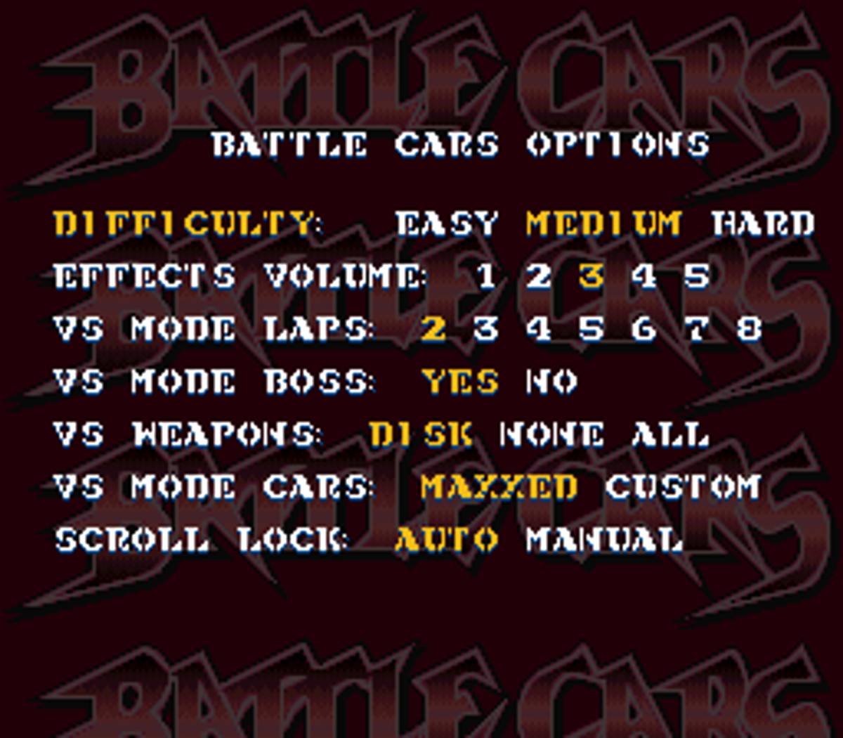Battle Cars ROM - SNES screenshot 4