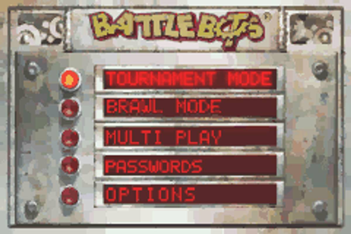 BattleBots: Beyond the Battlebox ROM - GBA screenshot 2