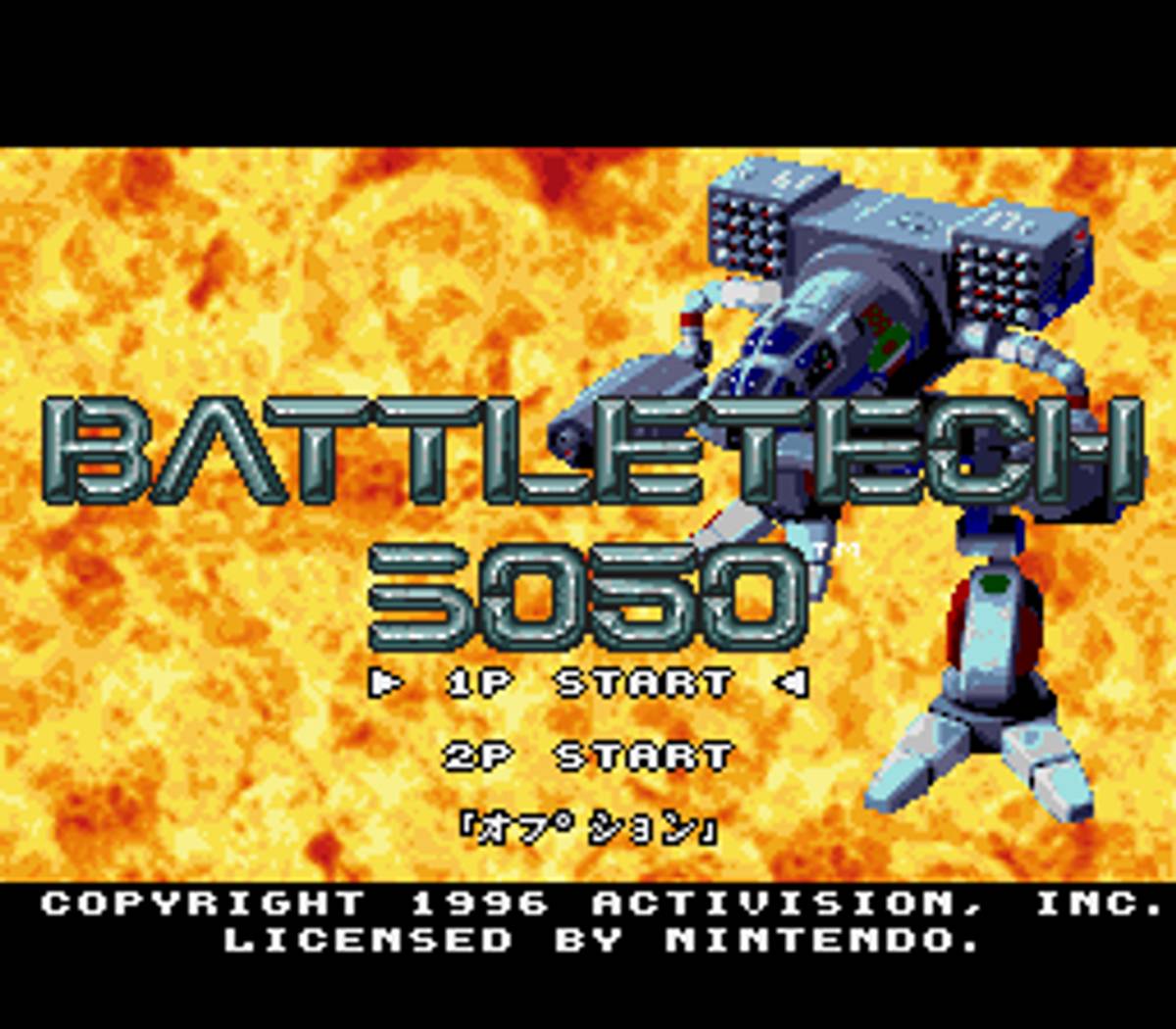 BattleTech: A Game of Armored Combat ROM - SNES screenshot 1