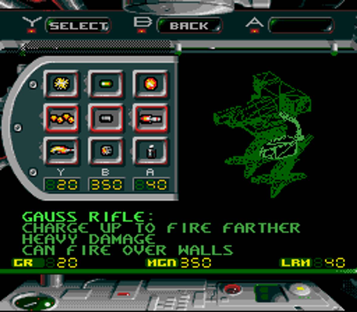 BattleTech: A Game of Armored Combat ROM - SNES screenshot 5