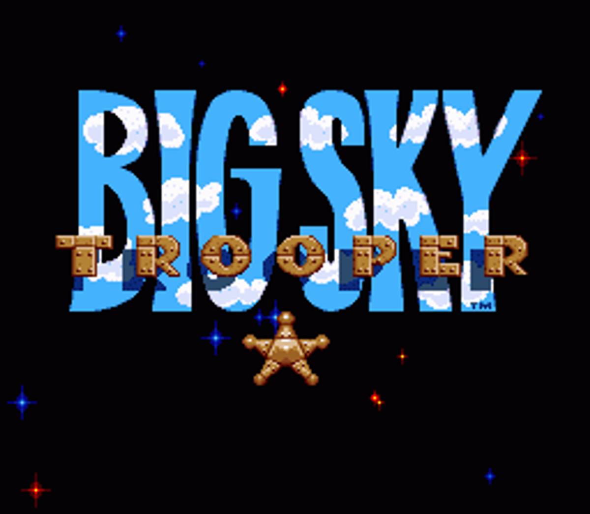 Big Sky Trooper ROM - SNES screenshot 1