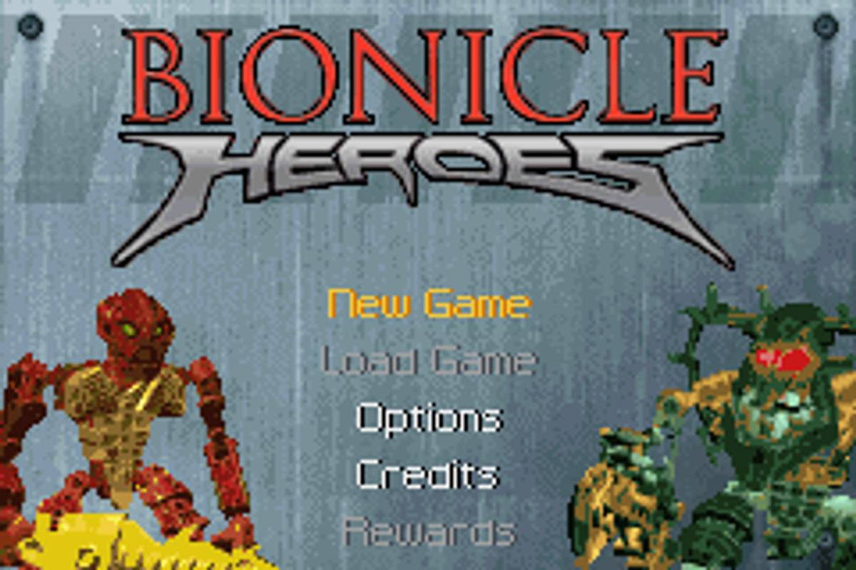 Bionicle Heroes ROM - GBA screenshot 1