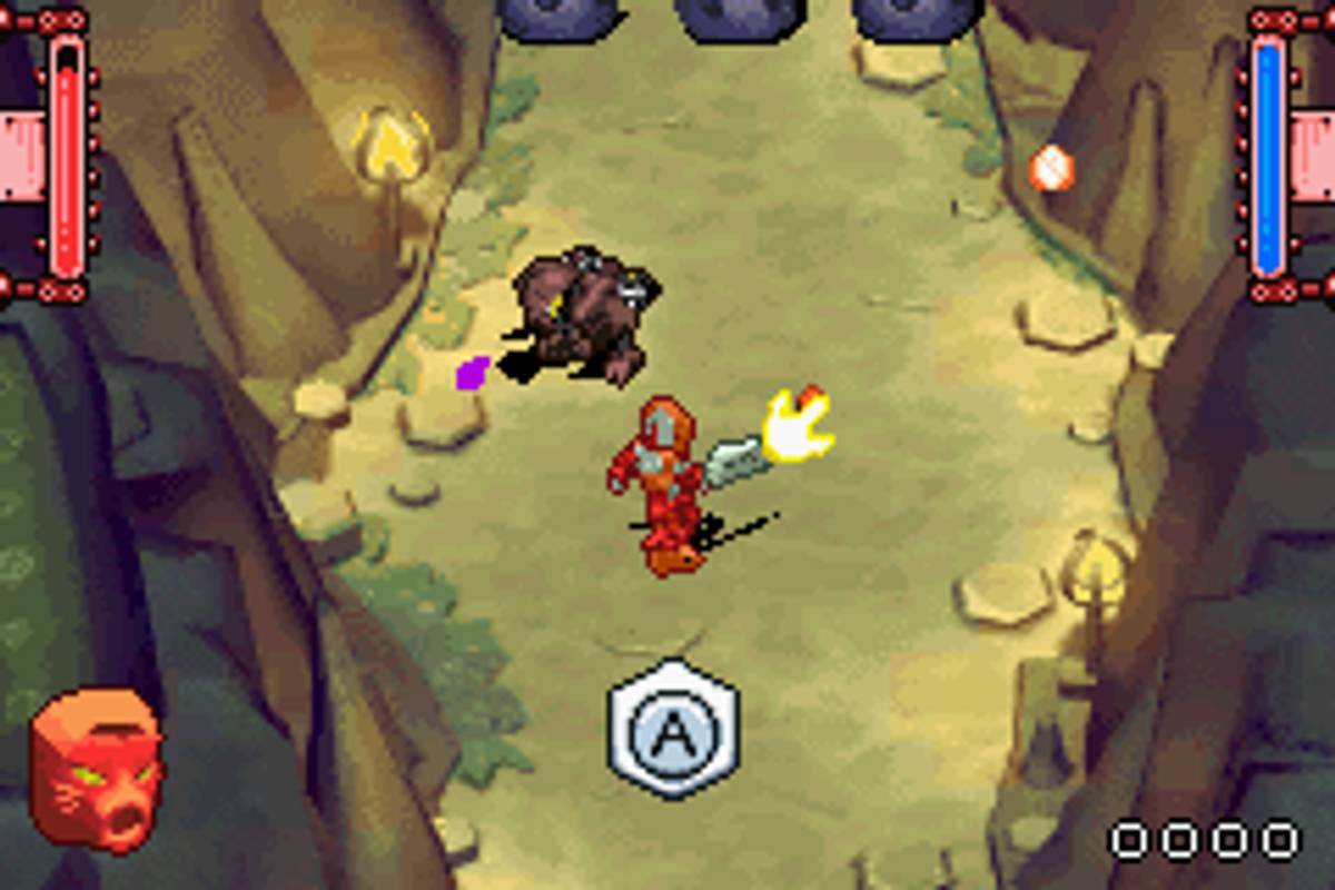 Bionicle Heroes ROM - GBA screenshot 2
