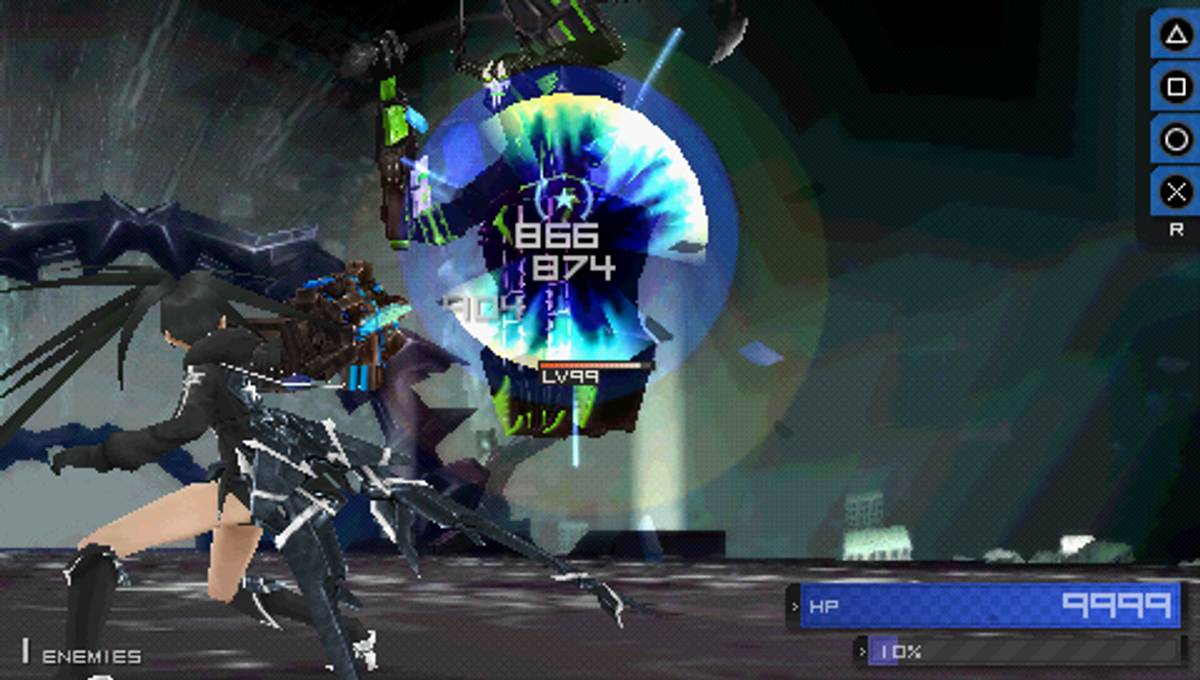 Black Rock Shooter: The Game ISO - PSP screenshot 3