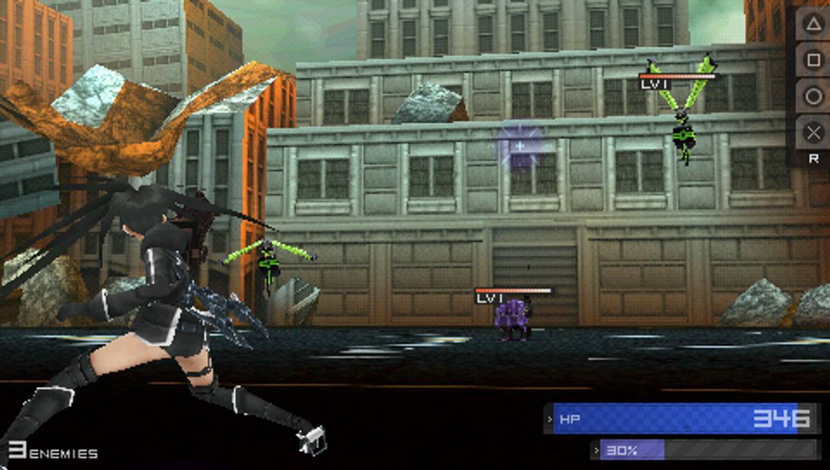 Black Rock Shooter: The Game ISO - PSP screenshot 8