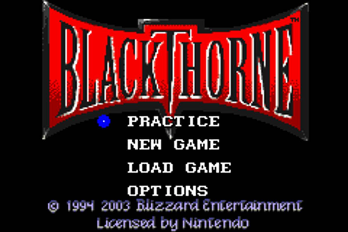 Blackthorne ROM - GBA screenshot 1