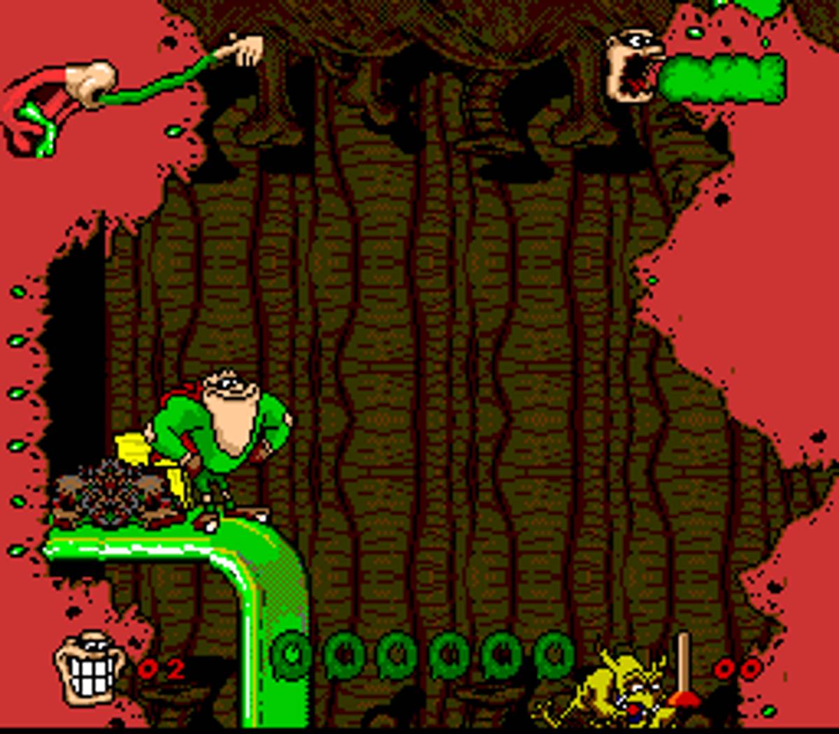 Boogerman: A Pick and Flick Adventure ROM - SNES screenshot 6