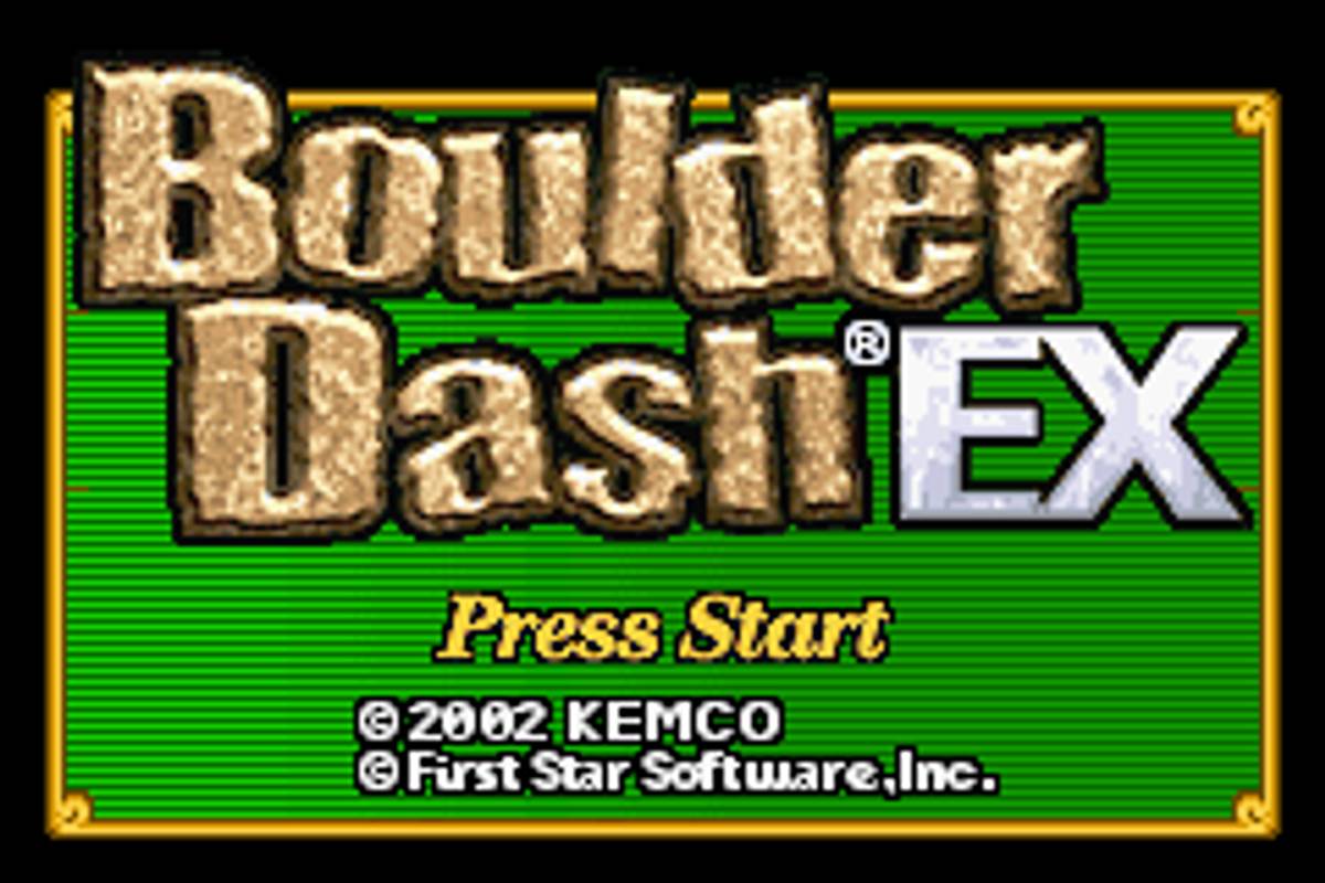 Boulder Dash EX ROM - GBA screenshot 2
