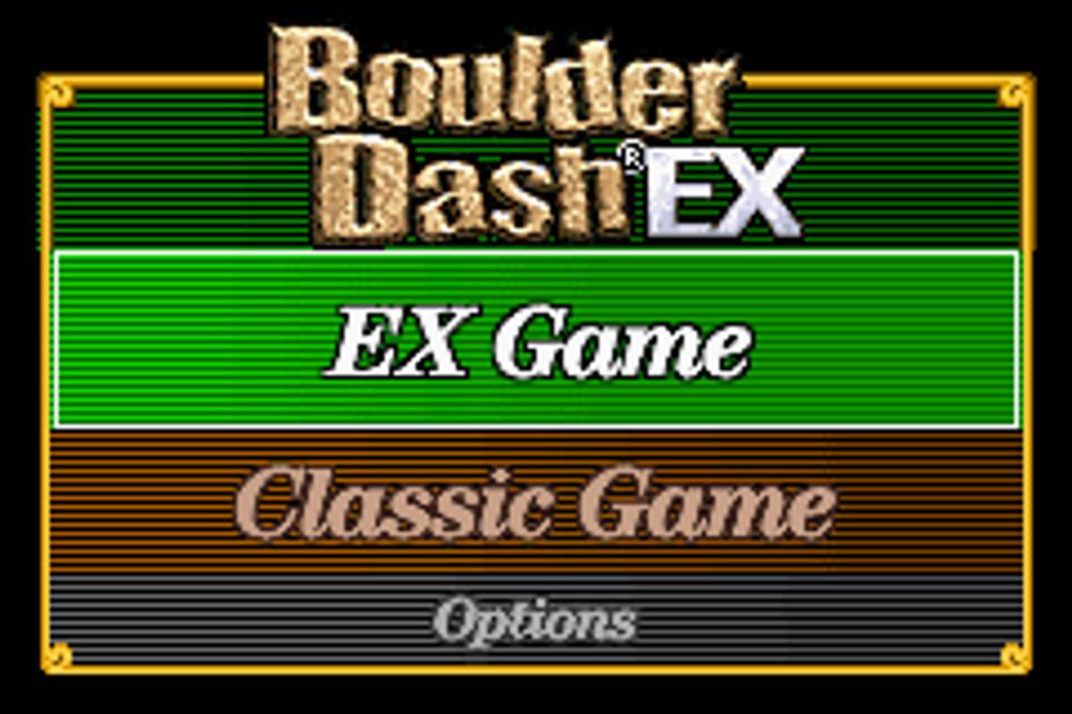 Boulder Dash EX ROM - GBA screenshot 3