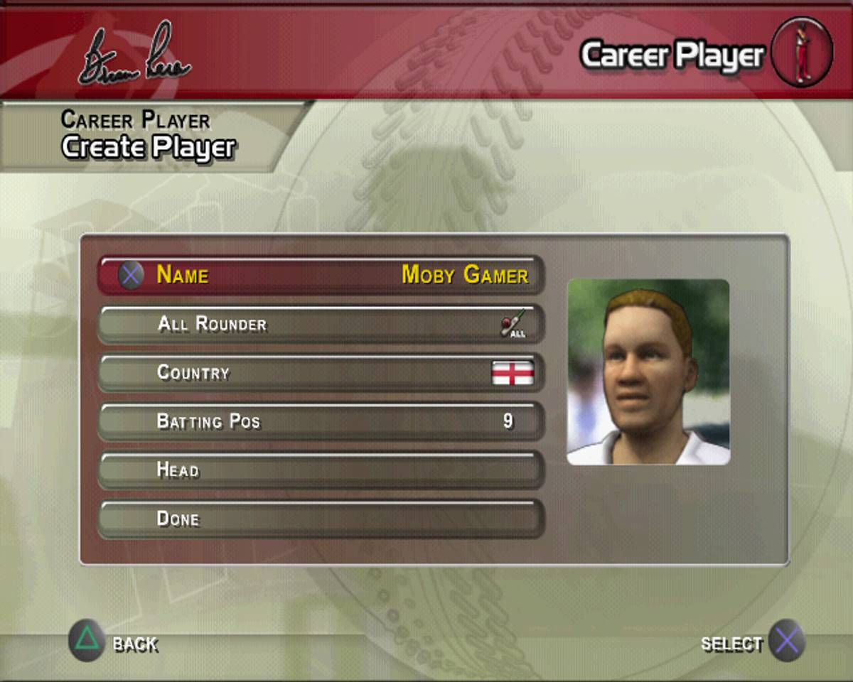 Brian Lara International Cricket 2005 ISO - PS2 screenshot 7