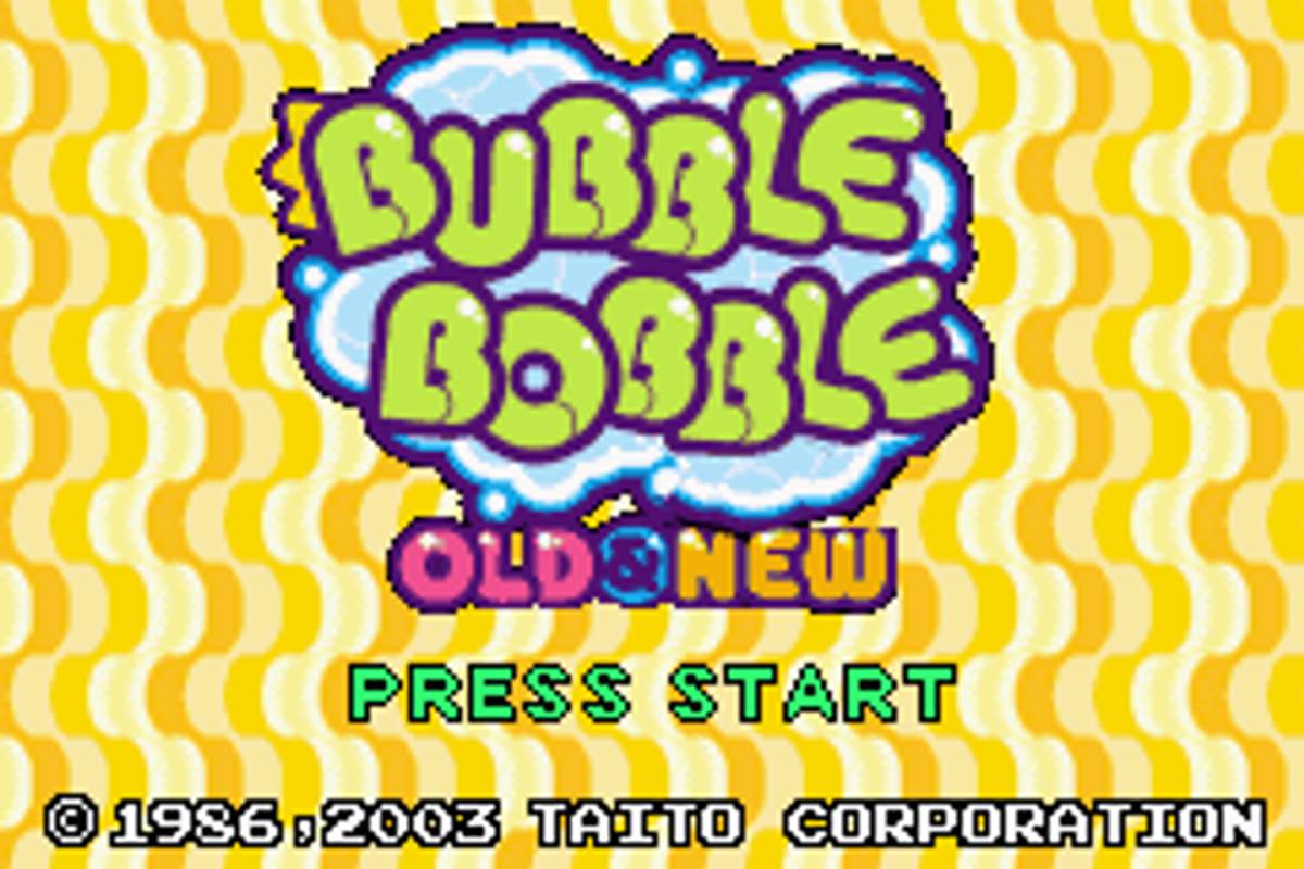 Bubble Bobble Old & New ROM - GBA screenshot 1
