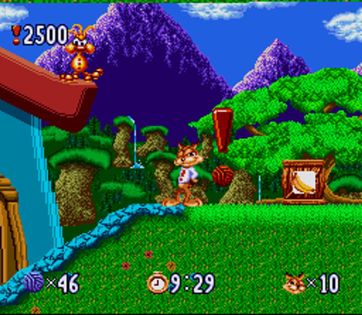 Bubsy in: Claws Encounters of the Furred Kind ROM - SNES screenshot 4